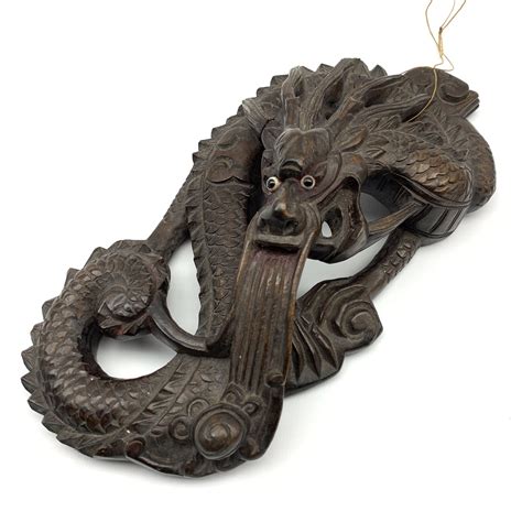 Chinese Carving Of A Dragon H27cm Condition Report And Further Details