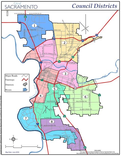Map Of City Limits City Of Sacramento