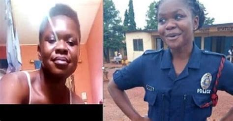 Ghanaian Female Police Officer Reacts To Her Leaked Tape Myinfo Com Gh