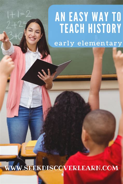 Try This Easy Method For Teaching History Elementary History