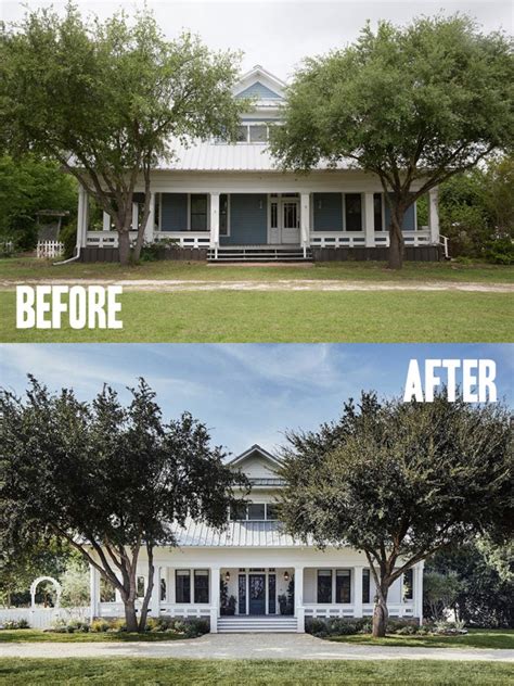 11 Best House Exterior Renovations By Joanna Gaines Nikki S Plate