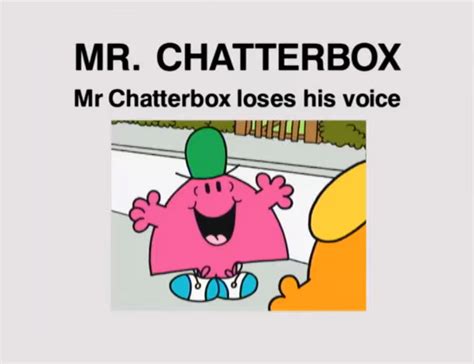 Mr Chatterbox Loses His Voice Mr Men Wiki Fandom
