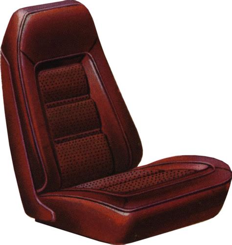 Seat Upholstery 1973 75 Firebird Deluxe Bucket Seat Cover Front