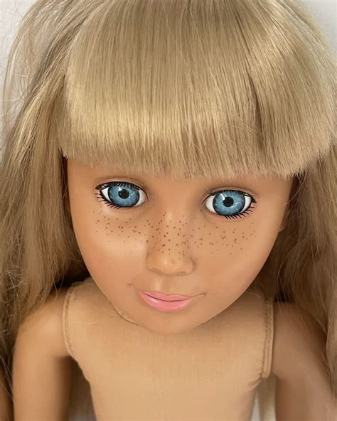 Tollytots Doll Beautiful Big Blue Eyes Freckle Face Blonde Hair 18 Lot Of Two Ebay