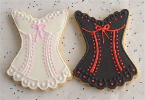 Corset Cookies Corset Decorated Cookies Bachelorette Party Etsy