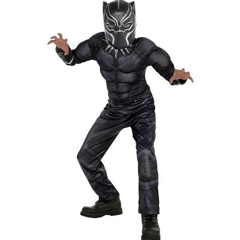 Boys Black Panther Muscle Costume Black Panther Party City
