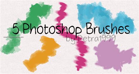 Watercolor Free Photoshop Brush Pinceles Para Photoshop 123freebrushes
