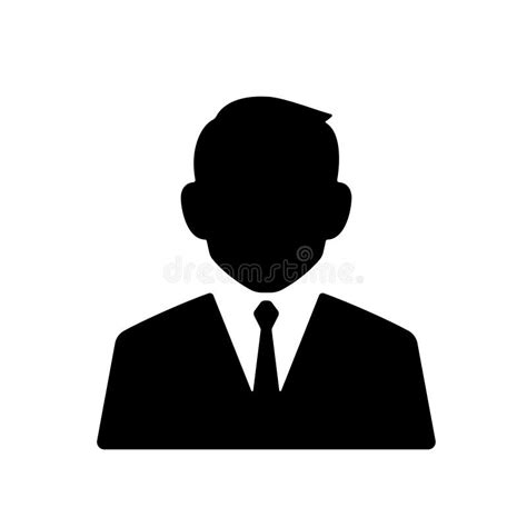 Businessman Icon User Symbol Of Man In Business Suit Vector