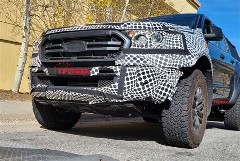 Spied Look Underneath This 2022 Ford Ranger Raptor Prototype The