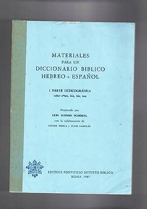 Diccionario Biblico Hebreo Espanol AbeBooks