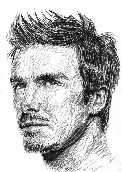 David Beckham Drawing Skill