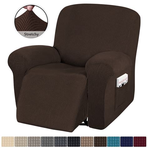 Recliner Sofa Slipcover Four Piece High Stretchy Reclining Chair Cover