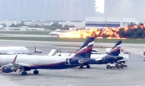 Russia Plane Crash Jet Explodes Into Fireball At Moscow
