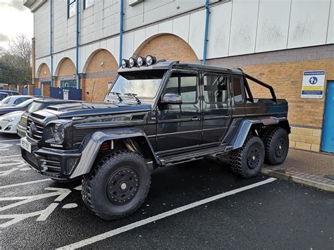 Everything you need to know on one page! Modified Mercedes G Wagon (6 Wheels)