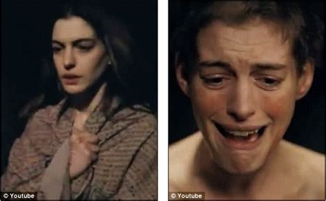 Distraught Anne Hathaway Sings Her Heart Out As All Her Hair Is