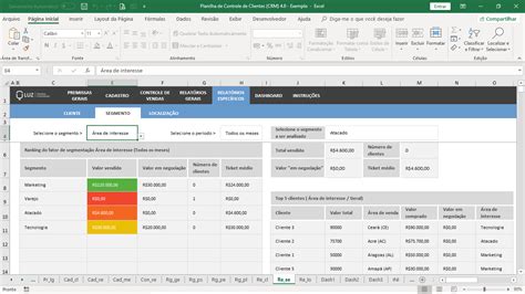 Planilha Para Cadastro De Clientes Crm Em Excel Planilhas Prontas