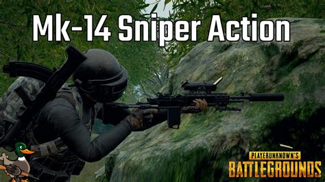 Mk 14 Sniper Action Pubg Youtube
