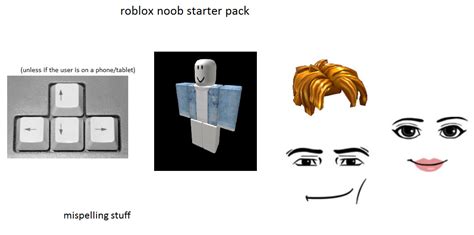 Roblox Noob Starter Pack Rstarterpacks Starter Packs Know Your Meme