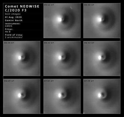 Noirlab Vertiginoso Espectáculo Del Cometa Neowise Aura Observatory