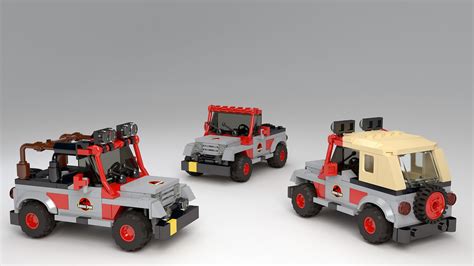 Flickrpx8my8x Lego Jurassic Park Jeep Three Jeep Models