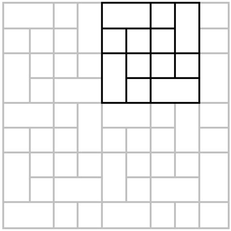 Squares And Rectangles Tile Design Pattern Layout Patio Pinterest