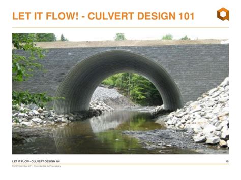 Let It Flow Culvert Design 101 Basic Hydraulics Culvert Location