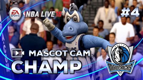 Nba Live 16 Mascot Cam 4 Champ Dallas Mavericks Youtube