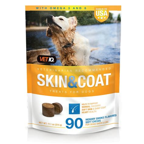 Vetiq Skin And Coat Supplement For Dogs 90 Soft Chews