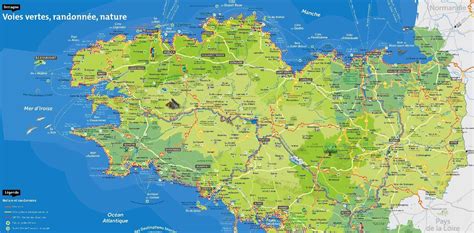 Carte Bretagne Touristique Voyage Carte Plan
