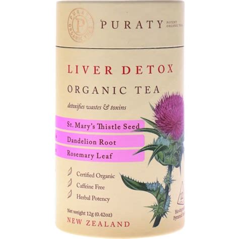 Buy Puraty Potent Organic Herbal Tea Liver Detox 12g Online At