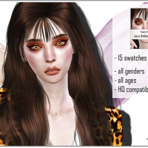 Sims4 Cc Yabppits4lens03amber Eyes By Yabppi The Sims 4 Download