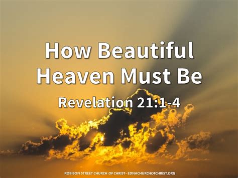 How Beautiful Heaven Must Be Robison Street Church Of Christ