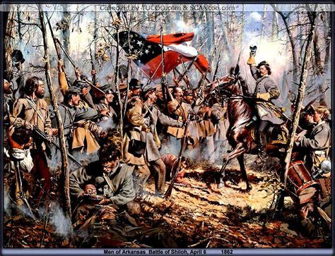 Men Of Arkansas Battle Of Shilohapril 1862 Civil War Art Civil War