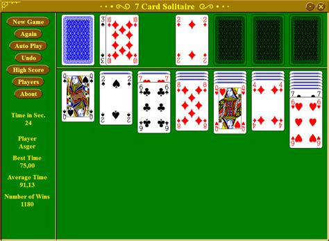 Check spelling or type a new query. 7 Card Solitaire | Replacement for the windows Solitaire | Asger- P Software