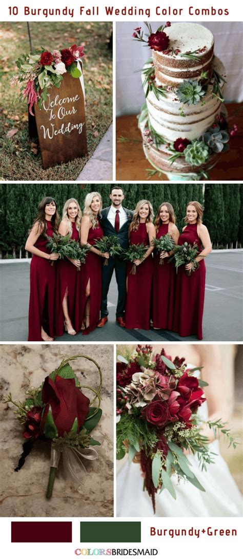 All Fall Wedding Color Palettes Colorsbridesmaid