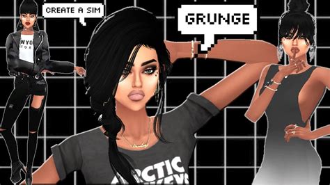 The Sims 4 Grunge Lookbook Create A Sim Youtube