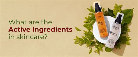 what are the natural active ingredients in skincare anherb natural
