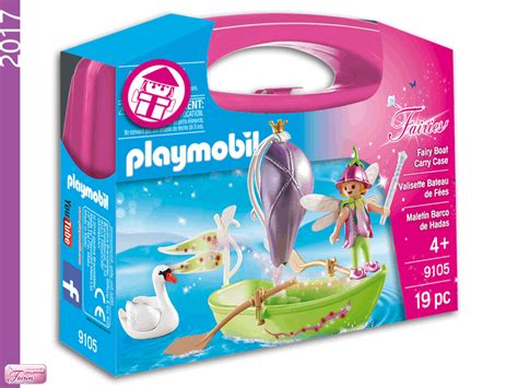 Playmobil 9105 Carrying Case Fairy Boat Play Mobile Tub Toys Bath