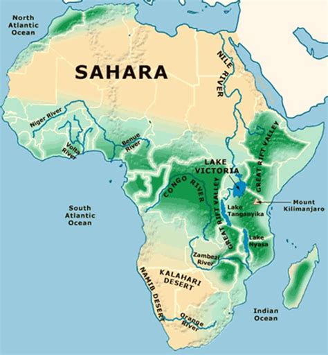 Maps Of Africa For Students Bing Images Africa Map Physical Map Map
