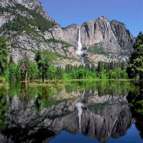 Yosemite Falls Reflection Wall Art Photography