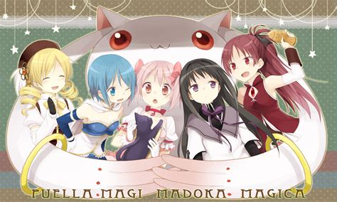 Fond Décran Illustration Anime Filles Anime Mahou Shoujo Madoka