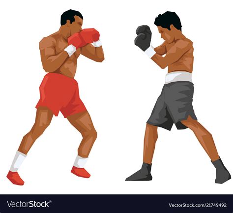 Boxing Fight Championship Royalty Free Vector Image
