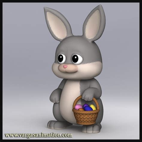 Bunny Cartoony Cg Textures And 3d Models 3docean