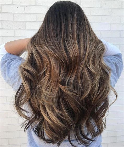 Long Wavy Light Brown Balayage Hair Ombrehairlight Brownhair New