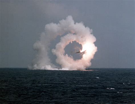 A D 5 Trident Ii Missile Spins Out Of Control After Being Launched From