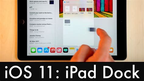 Watch Hands On With The New Ipad App Dock In Ios 11 Appleinsider