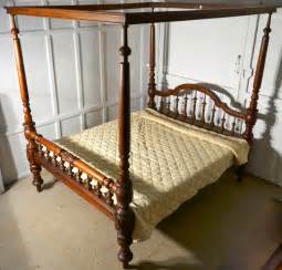 Colonial Raj Four Poster 6ft Bed Anglo Indian Bed Antiques Atlas