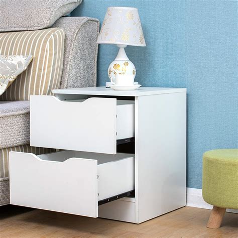 White Bedside Table And Drawers At Tony Miller Blog