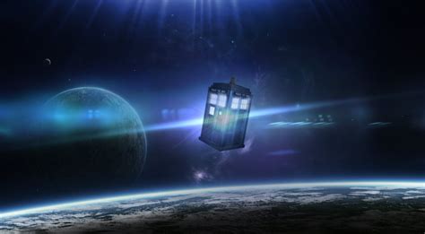 Tardis In Space Background