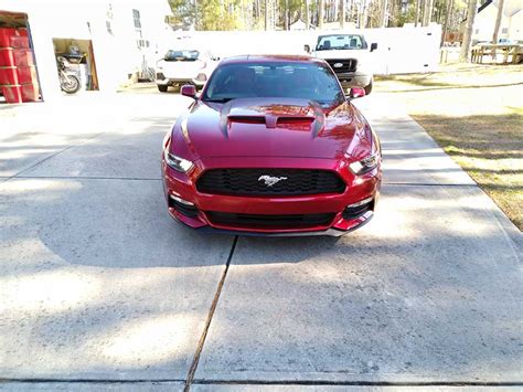 6th Gen Ruby Red 2015 Ford Mustang V6 Automatic For Sale Mustangcarplace